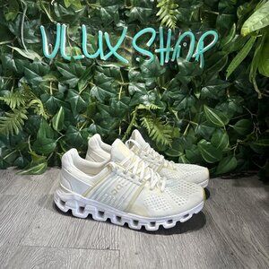 On Womens Swiss Engineering Cloudswift  White Running Shoes Sneakers Size 9